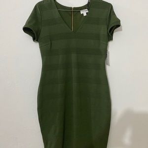 Bisou Bisou Green Midi Dress